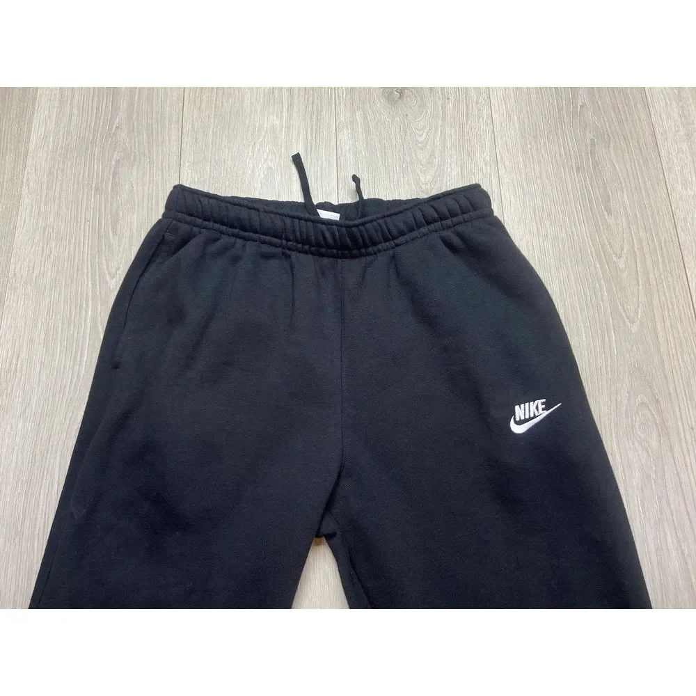 Nike Sportswear Sweatpants Men Large Black Fleece Joggers‎ Athleisure Sports